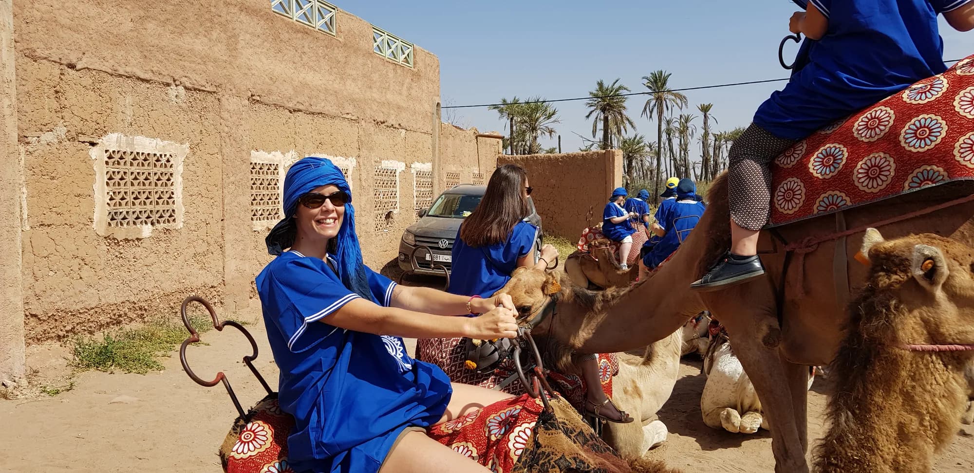 Balade à Dos de Dromadaire dans la Palmeraie de Marrakech